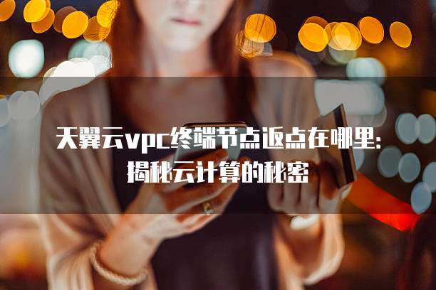 天翼云vpc终端节点返点在哪里：揭秘云计算的秘密