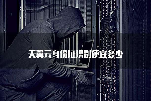天翼云身份证识别便宜多少