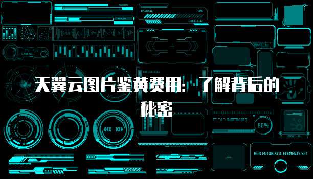 天翼云图片鉴黄费用:了解背后的秘密