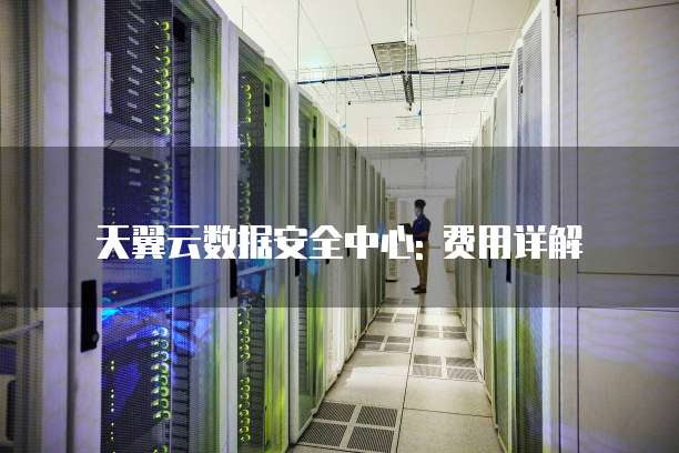 天翼云数据安全中心: 费用详解