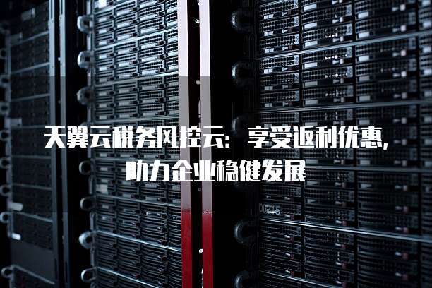 天翼云税务风控云:享受返利优惠,助力企业稳健发展