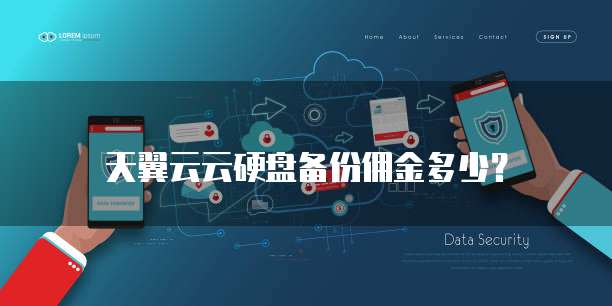 天翼云云硬盘备份佣金多少?