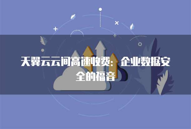 天翼云云间高速收费:企业数据安全的福音