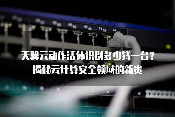 天翼云动作活体识别多少钱一台?揭秘云计算安全领域的新贵