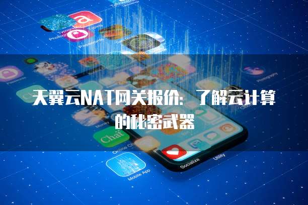 天翼云NAT网关报价:了解云计算的秘密武器