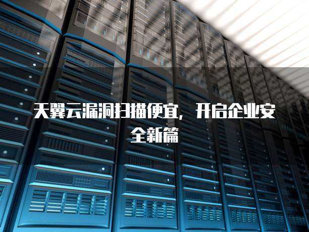 天翼云漏洞扫描便宜,开启企业安全新篇