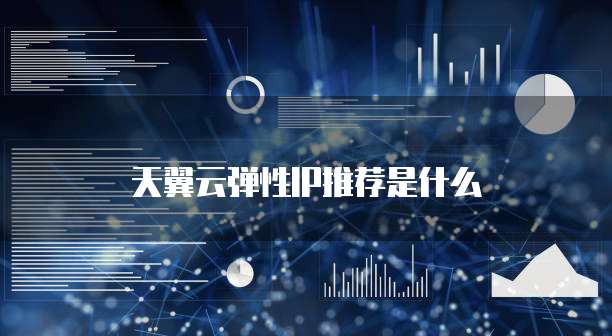 天翼云弹性IP推荐是什么
