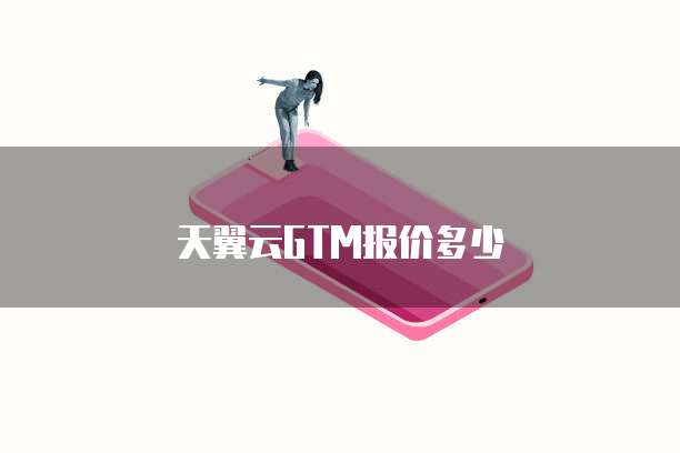 天翼云GTM报价多少