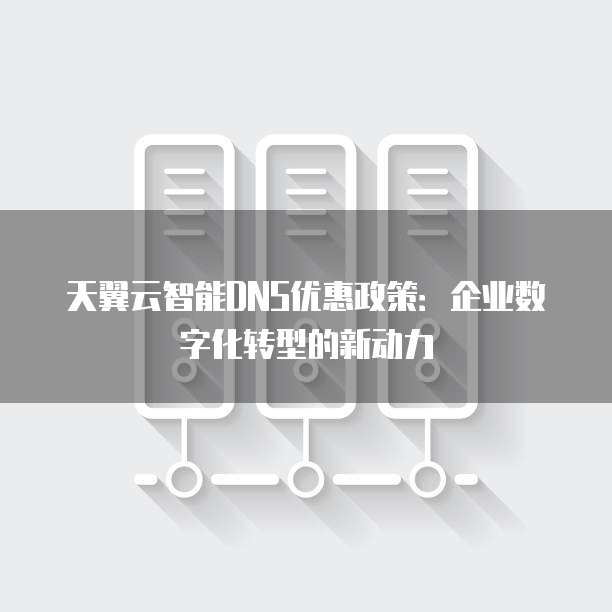 天翼云智能DNS优惠政策：企业数字化转型的新动力