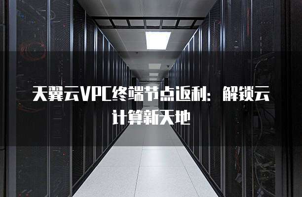 天翼云VPC终端节点返利:解锁云计算新天地