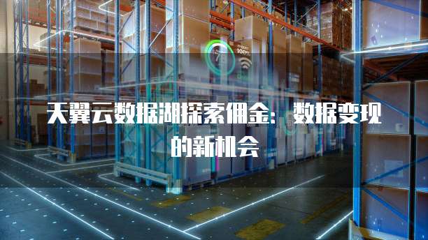 天翼云数据湖探索佣金:数据变现的新机会