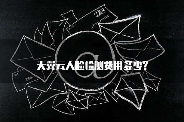 天翼云人脸检测费用多少？