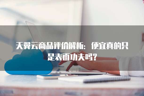 天翼云商品评价解析:便宜真的只是表面功夫吗?