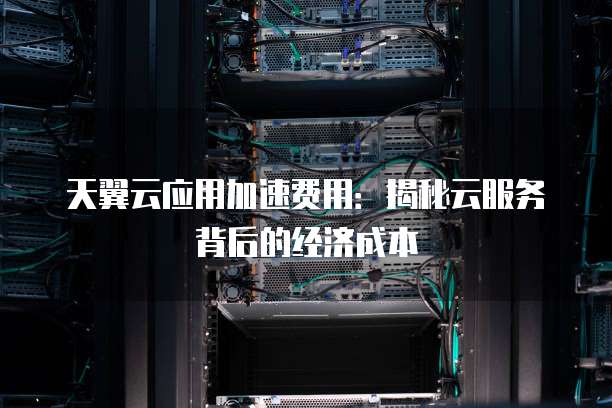 天翼云应用加速费用:揭秘云服务背后的经济成本