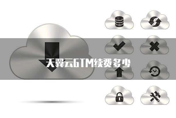 天翼云GTM续费多少