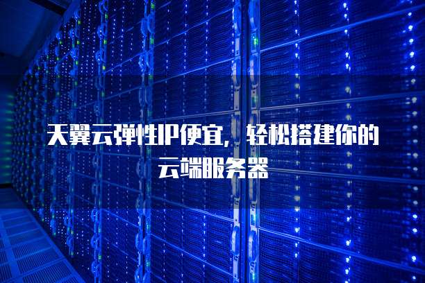 天翼云弹性IP便宜，轻松搭建你的云端服务器