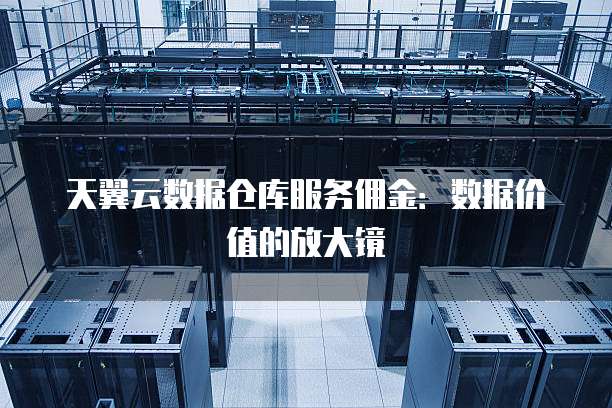 天翼云数据仓库服务佣金:数据价值的放大镜