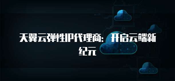 天翼云弹性IP代理商:开启云端新纪元
