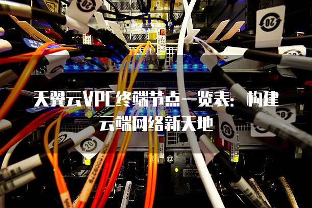 天翼云VPC终端节点一览表:构建云端网络新天地