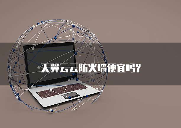 天翼云云防火墙便宜吗？