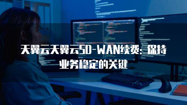 天翼云天翼云SD-WAN续费: 保持业务稳定的关键