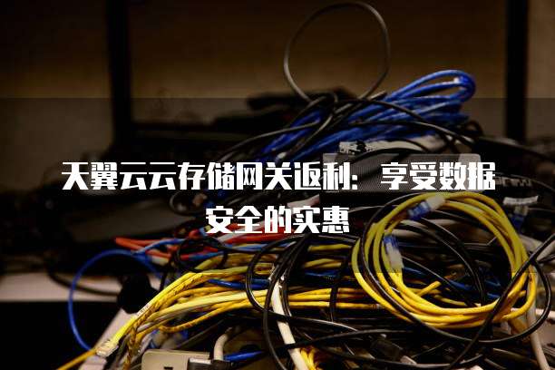天翼云云存储网关返利：享受数据安全的实惠