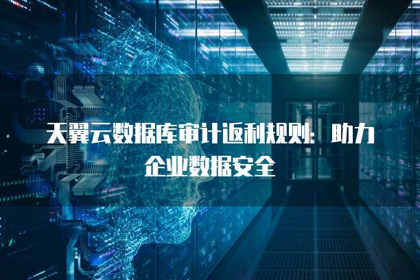 天翼云数据库审计返利规则：助力企业数据安全