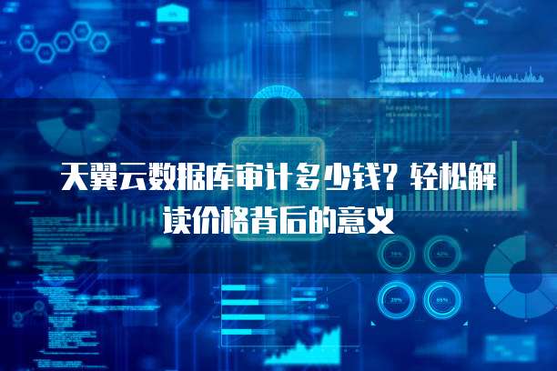 天翼云数据库审计多少钱？轻松解读价格背后的意义