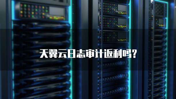 天翼云日志审计返利吗?