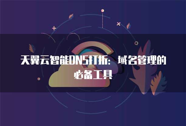 天翼云智能DNS打折:域名管理的必备工具