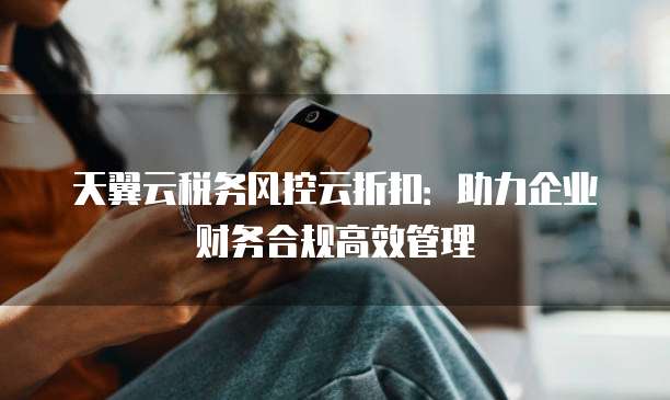 天翼云税务风控云折扣:助力企业财务合规高效管理