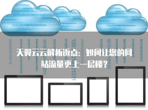 天翼云云解析返点:如何让您的网站流量更上一层楼?