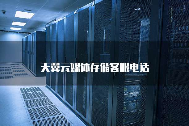 天翼云媒体存储客服电话