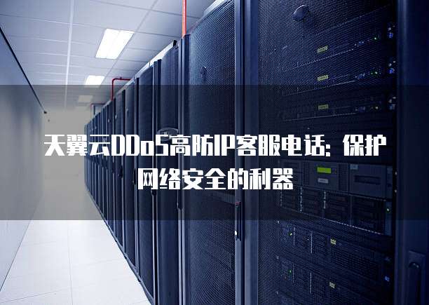 天翼云DDoS高防IP客服电话: 保护网络安全的利器