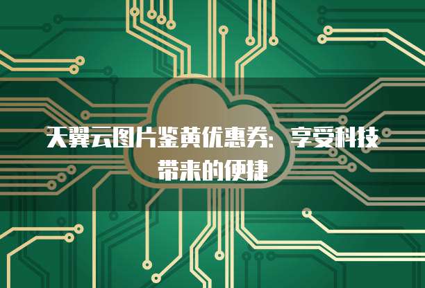 天翼云图片鉴黄优惠券:享受科技带来的便捷