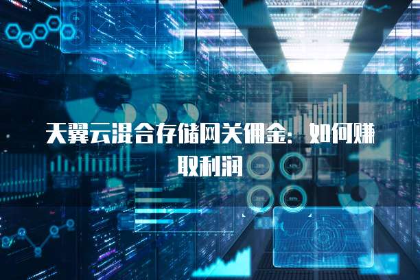 天翼云混合存储网关佣金：如何赚取利润