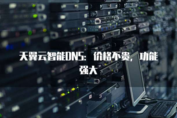 天翼云智能DNS：价格不贵，功能强大
