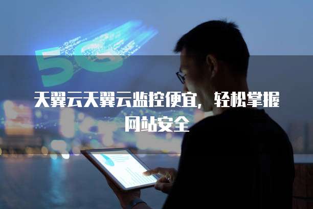 天翼云天翼云监控便宜,轻松掌握网站安全