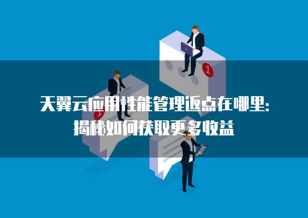 天翼云应用性能管理返点在哪里:揭秘如何获取更多收益