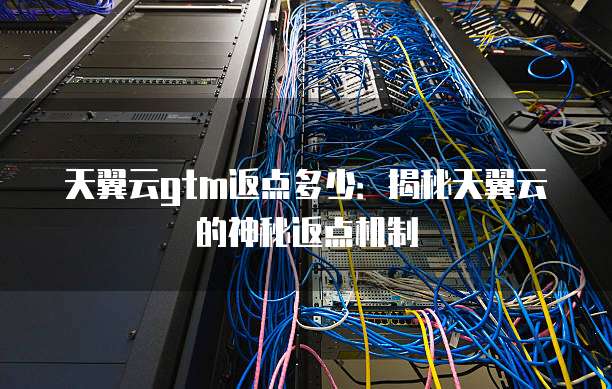 天翼云gtm返点多少:揭秘天翼云的神秘返点机制