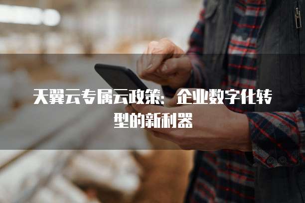 天翼云专属云政策:企业数字化转型的新利器
