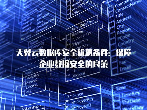 天翼云数据库安全优惠条件:保障企业数据安全的良策