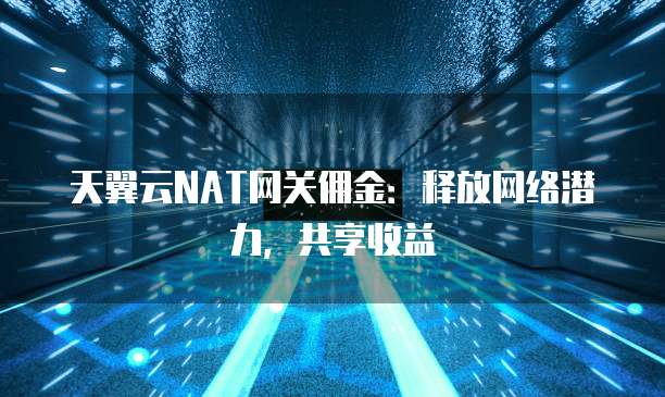 天翼云NAT网关佣金:释放网络潜力,共享收益