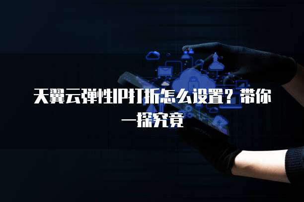天翼云弹性IP打折怎么设置?带你一探究竟
