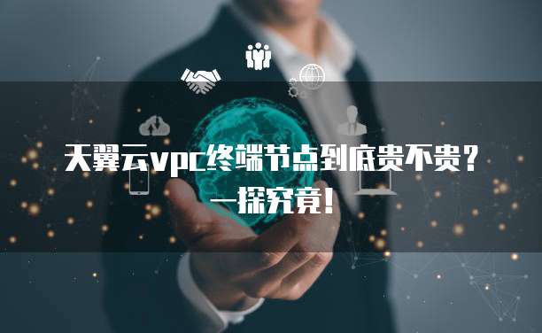 天翼云vpc终端节点到底贵不贵?一探究竟!