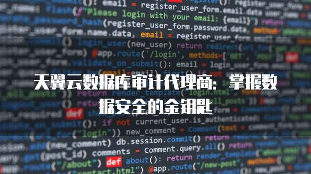 天翼云数据库审计代理商:掌握数据安全的金钥匙