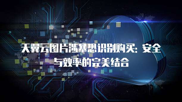 天翼云图片涉暴恐识别购买: 安全与效率的完美结合