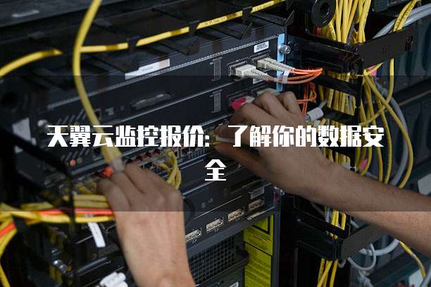 天翼云监控报价:了解你的数据安全