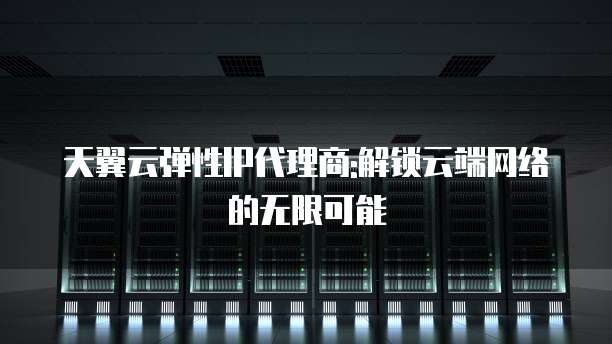 天翼云弹性IP代理商:解锁云端网络的无限可能