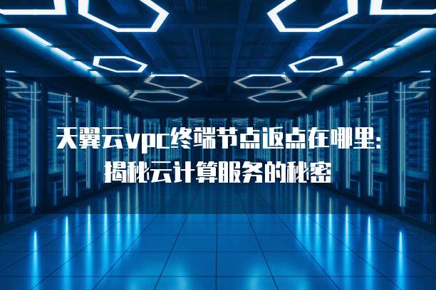 天翼云vpc终端节点返点在哪里：揭秘云计算服务的秘密